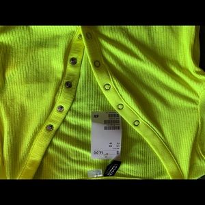 Yellow Neon rave top